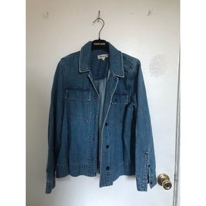 Madewell A-line artist denim jacket